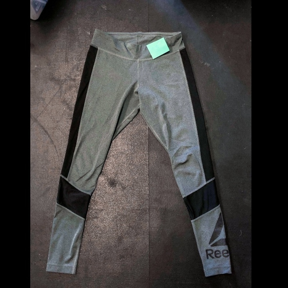 Reebok heather grey pants!